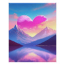 Suche nach rosa himmel poster Berge