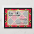 Recherche de black gold red anniversaire invitations Étinceler