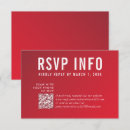 Recherche de rouge foncé bordeaux invitations Boîtier