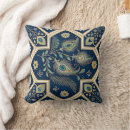 Recherche de paon coussins Décoratif