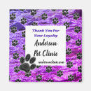 Recherche de toilettage de chien magnets Empreinte de patte