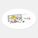 Recherche de but autocollants Le football