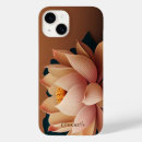 Recherche de fleur de lotus iphone coques Élégant