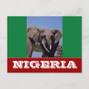 Recherche de drapeau nigéria cartes postales Nigérian