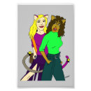 Recherche de fille blonde posters Chat