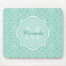 Suche nach und grüner damast mousepads Monogramm