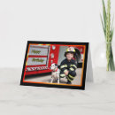 Recherche de pompiers vœux cartes Boy