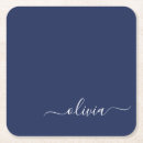 Recherche de bleu marine dessous de verres Simple