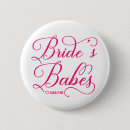 Recherche de bridal shower buttons Girly