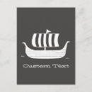 Recherche de bateau viking cartes postales Scandinave