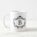 Recherche de cadre noir tasses Monogramme