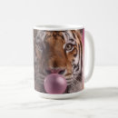 Recherche de rose de bubble gum tasses Rayures