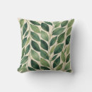 Recherche de motif vert v coussins Botanique