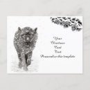 Suche nach schwarzer wolf postkarten Schnee