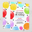 Recherche de ballons colorés invitations Enfants