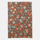 Suche nach orange und braun geschirr tücher Vintag