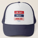 Recherche de pompier casquettes Police