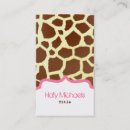 Recherche de copies cartes visite Girafe