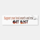 Recherche de suis perdu voiture autocollants Drôle