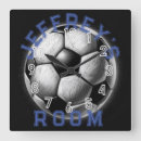 Recherche de dessin noir et blanc horloges Soccer
