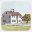 Suche nach neues haus aufkleber Aquarell