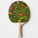 Recherche de belle raquettes ping pong Fleurs