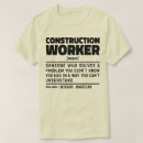 Suche nach bauarbeiter tshirts Handwerker