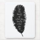 Suche nach weiße feder mousepads Schwarz