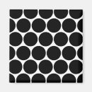 Recherche de point noir et blanc magnets Rétro