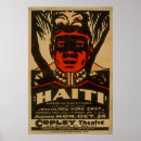Suche nach haiti poster Vintag