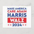 Suche nach walz postkarten Harris für den präsidenten