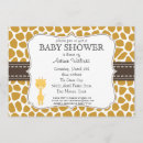 Recherche de copie de girafe invitations Jungle