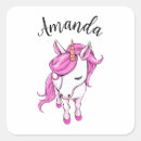 Recherche de cheval enfant autocollants Rose