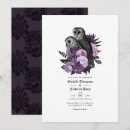 Recherche de hibou mariage invitations Gothique