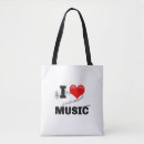 Recherche de musique tote bags Clé de sol