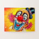 Recherche de clown de cirque puzzles Carnaval