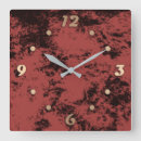 Recherche de marbre rouge horloges Motif