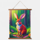 Recherche de lapin en bois art Verdure