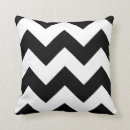 Recherche de zigzags coussins Noir et blanc