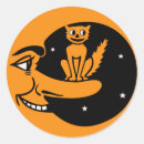 Suche nach katzen mond aufkleber Vintag