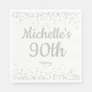 Recherche de anniversaire 90 ans serviettes Paillettes