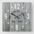 Recherche de bois affligé horloges Family