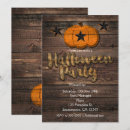 Recherche de citrouille cartes invitations Typographie
