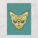 Suche nach mexikanische katze poster Zuckerschädel