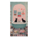 Suche nach rosa und blau poster Retro