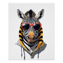 Recherche de cool zebra posters Zèbre