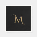 Recherche de monogramms serviettes Noir