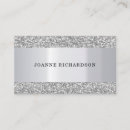 Recherche de blanc argent cartes visite Professionnel