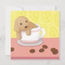 Recherche de grains de café vœux cartes Baby