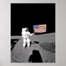Suche nach mondlandung poster Flagge